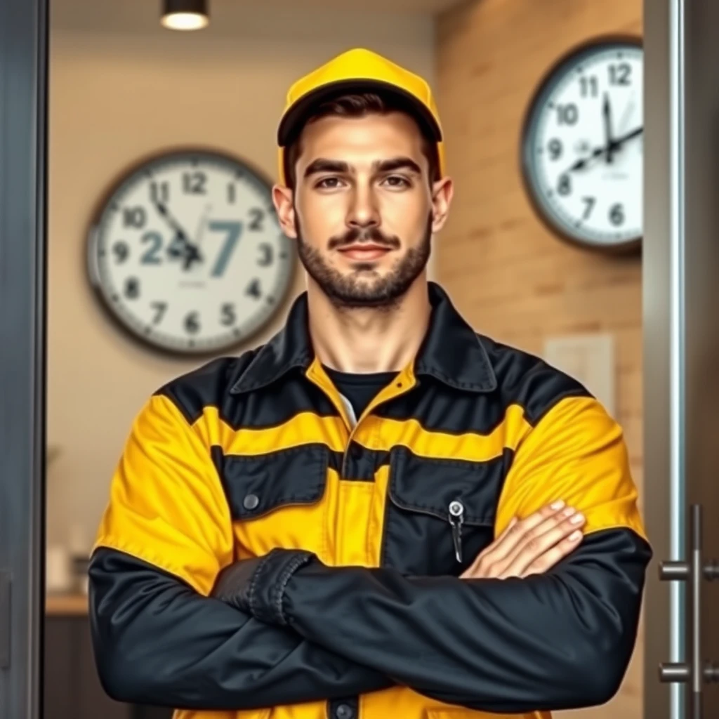 Serrurier professionnel prêt à intervenir pour sécuriser portes et serrures – expert en serrurerie à Paris